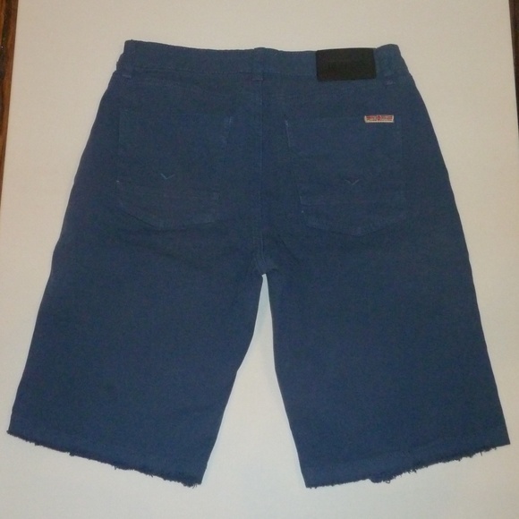 Hudson Boys Shorts Size 14 Navy Denim - Picture 2 of 6